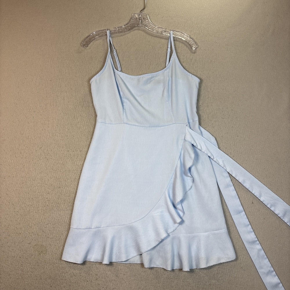 ZAFUL Chiffon Cami Strap Shoulder Blue Cami Dress‎ Formal Size 6